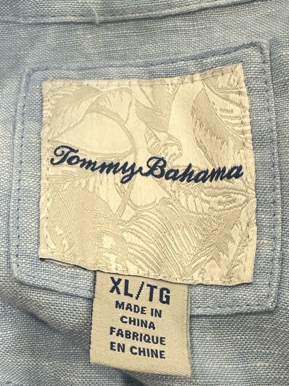 Tommy Bahama Two Palms Palmbray Clean-Edge Linen Jacket Size XL - Picture 3 of 9